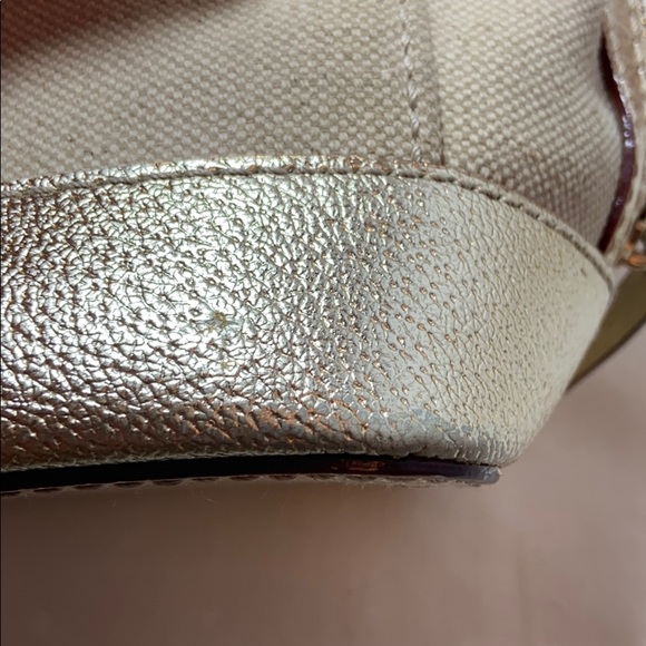 Auth kate spade Leather & Canvas Speedy Purse SALE - Picture 14 of 16